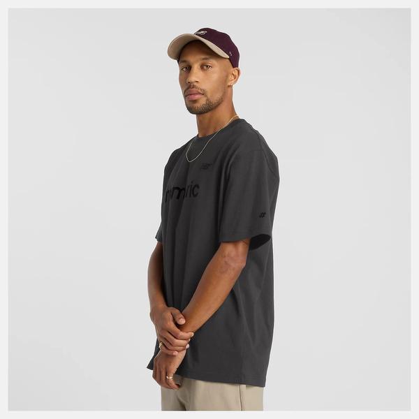 New Balance Numeric Cotton T-Shirt Faded Black