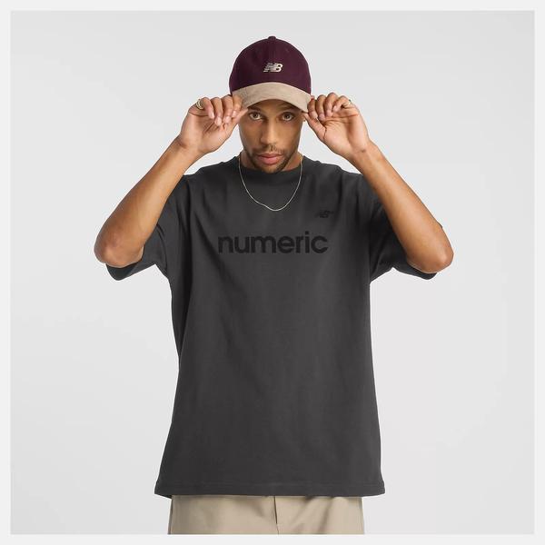 New Balance Numeric Cotton T-Shirt Faded Black
