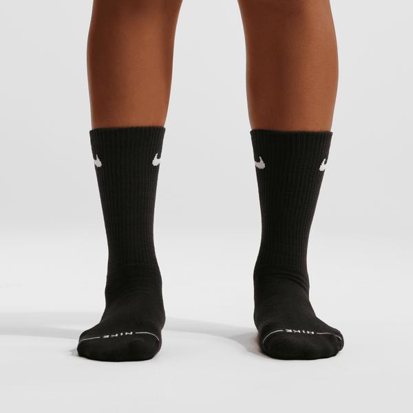 Nike Everyday Elevated Crew Socks 6-Pack Black