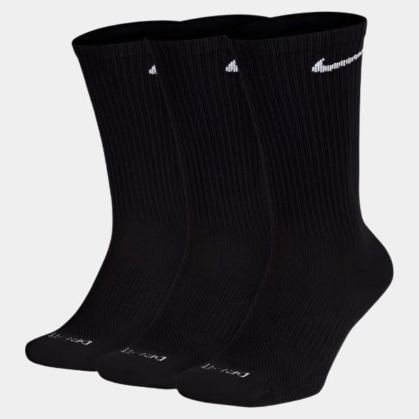 Nike Everyday Plus Cushioned Crew Socks 3-Pack Black