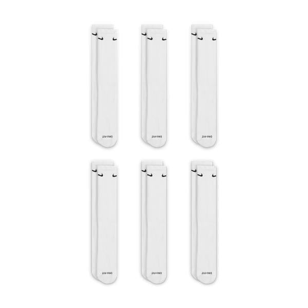 Nike Everyday Plus Cushioned Training Crew Socks 6-Pack White