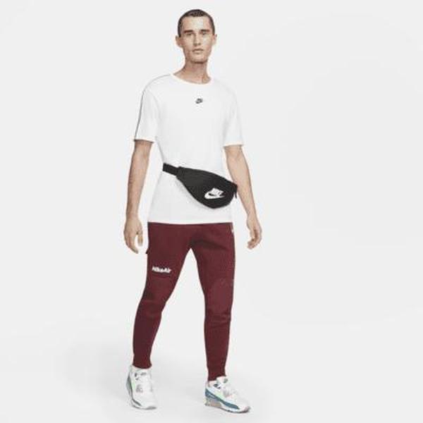 Nike Heritage Large Waist Pack Bag 3L Black - White