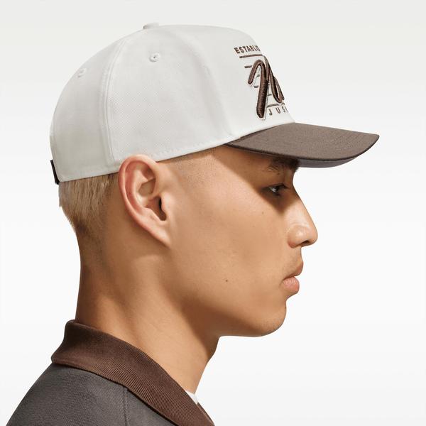 Nike Rise Structured A-Frame Hat Sail - Ironstone - Metallic Silver