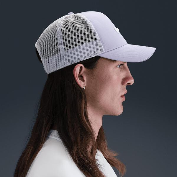 Nike Rise Structured Trucker Hat Hydrangeas - White