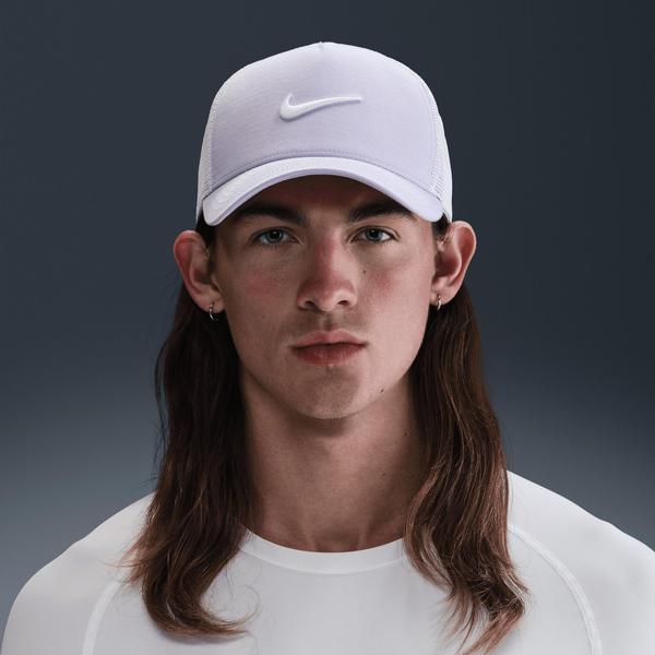 Nike Rise Structured Trucker Hat Hydrangeas - White