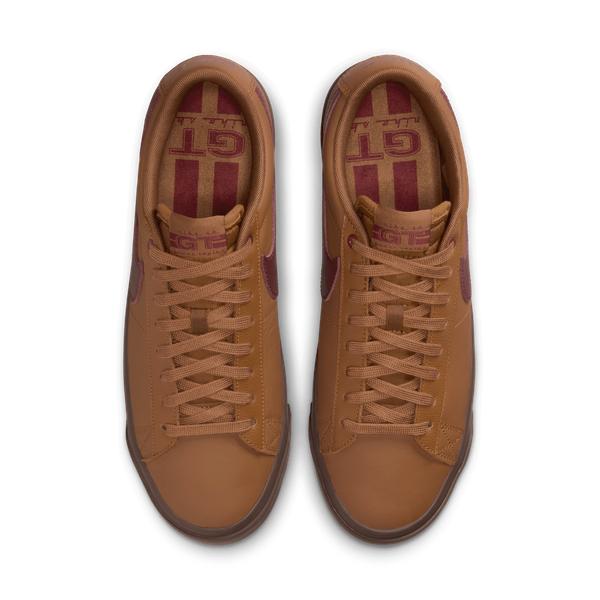 Nike SB Blazer Low PRO GT Light British Tan - Dark Team Red