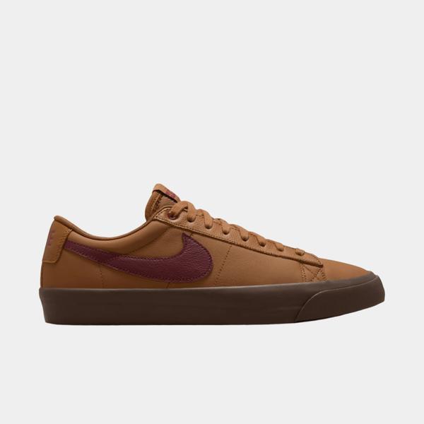 Nike SB Blazer Low PRO GT Light British Tan - Dark Team Red