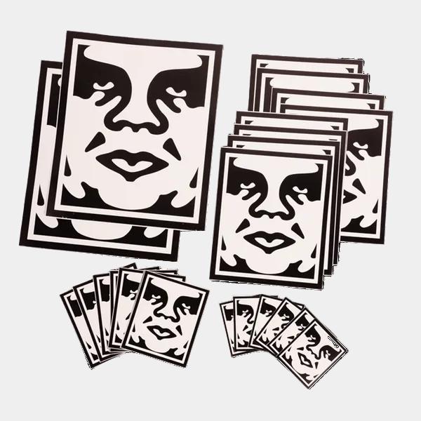 Obey Clothing Sticker Pack 2-Icon Face Pack