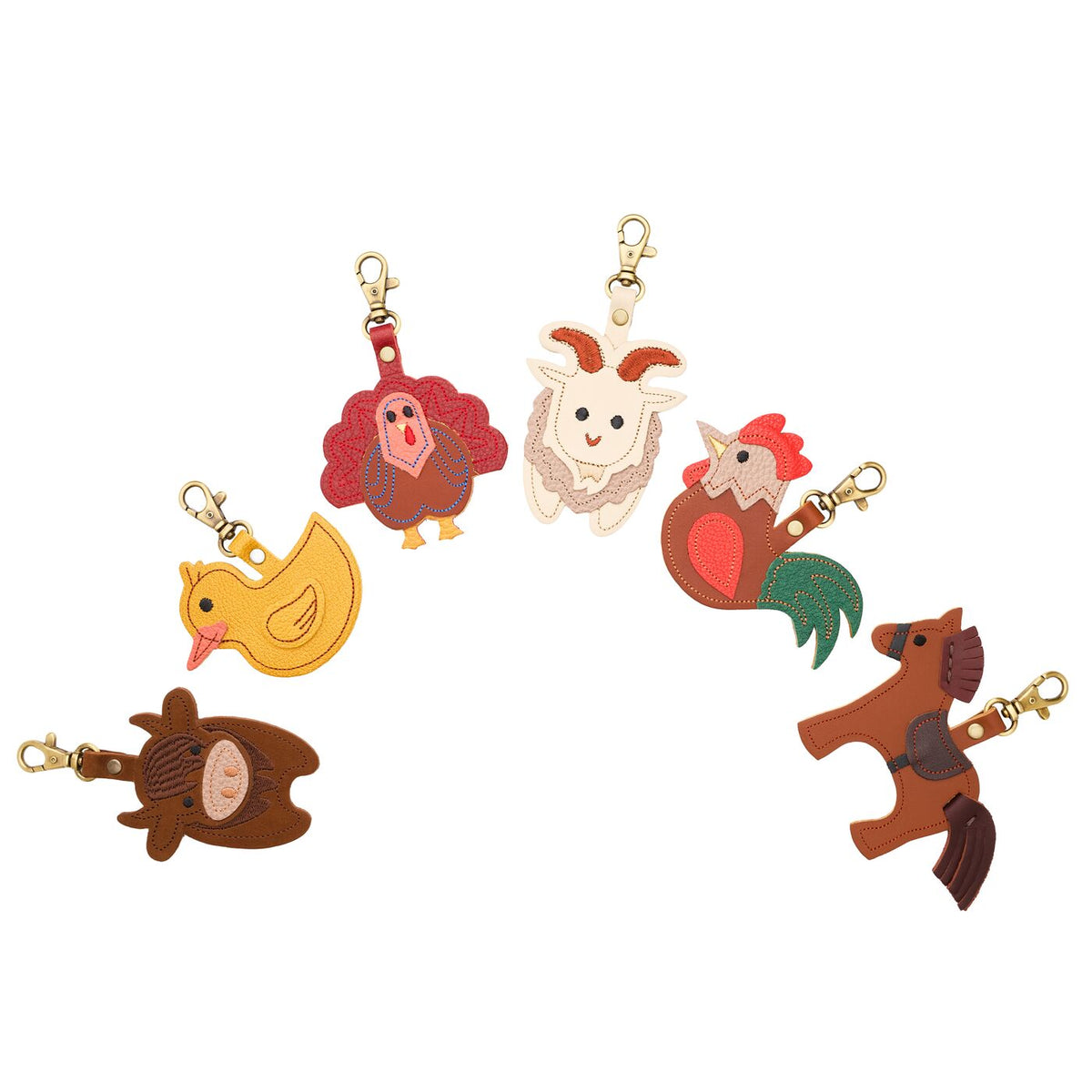Farm Animal Keychain