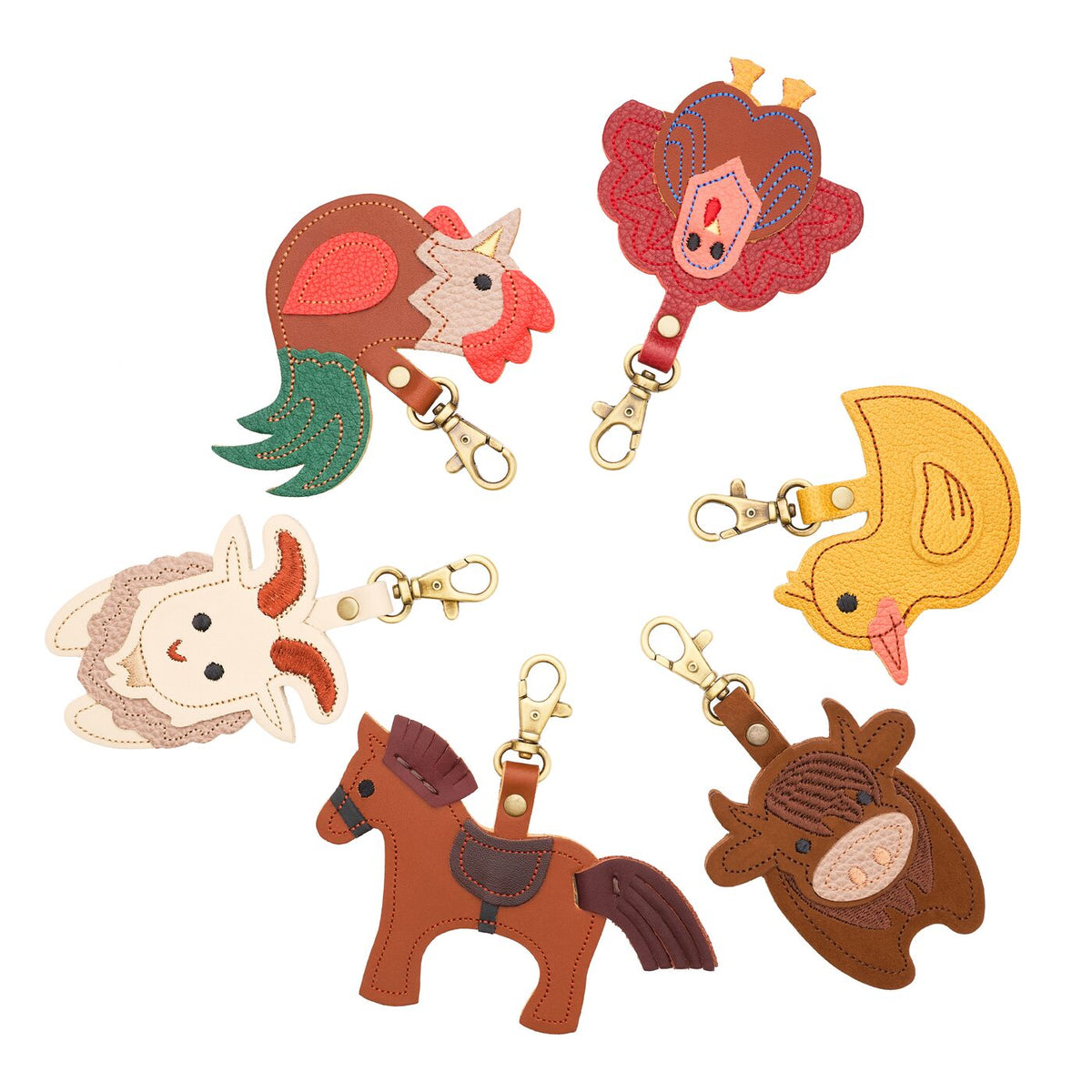 Farm Animal Keychain