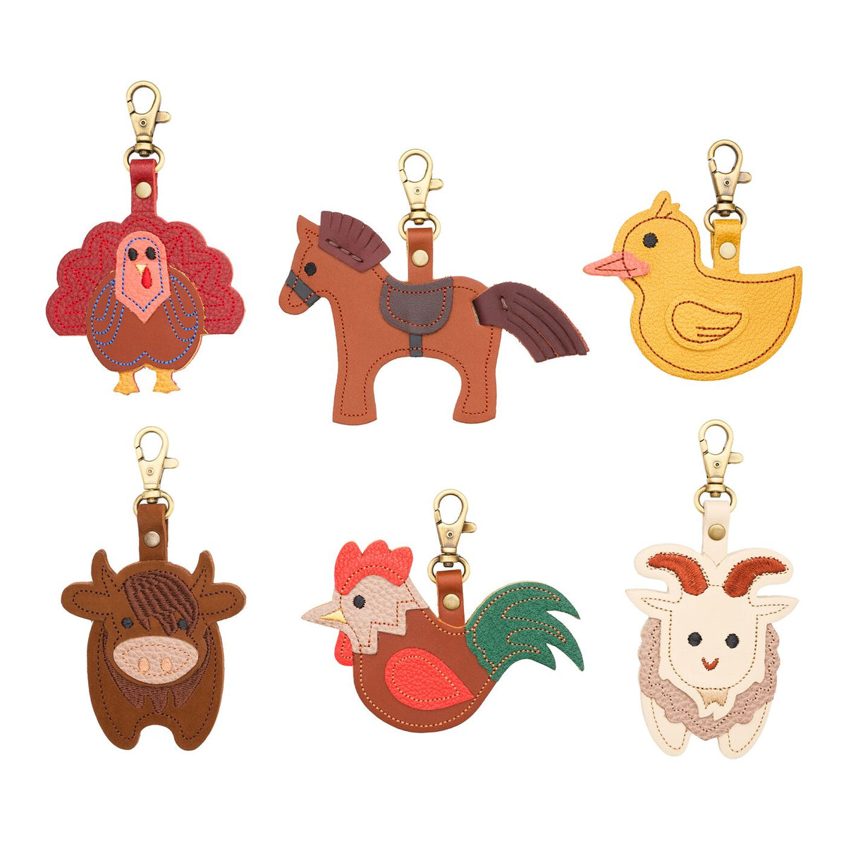 Farm Animal Keychain