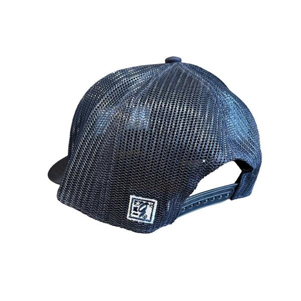 Poets Brand OG Split Mesh Snapback Hat Navy
