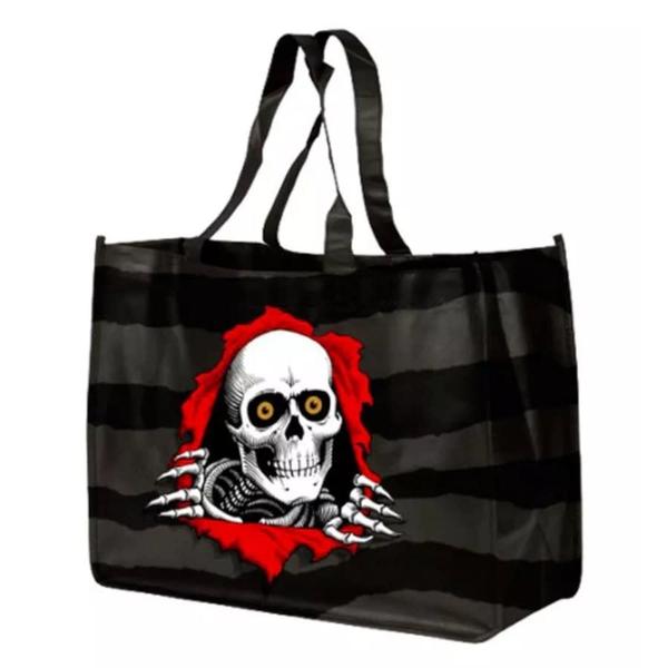 Powell Peralta Ripper Tote Woven Shopping Bag Black