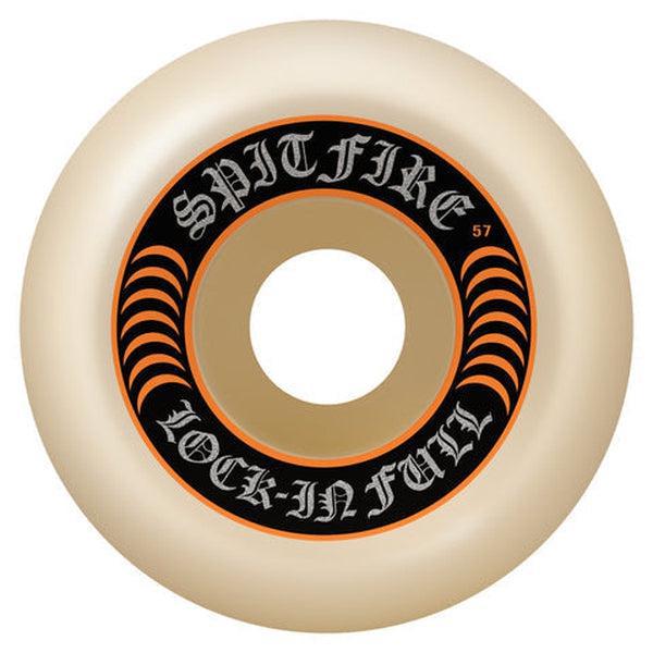 Spitfire Formula Four Lock-Ins Full Wheels Natural 99du 55mm