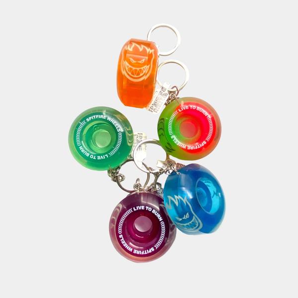 Spitfire Wheels Keychain Sapphire