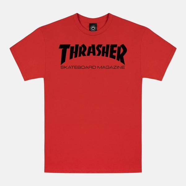 Thrasher Skate Mag T-Shirt Red - Black