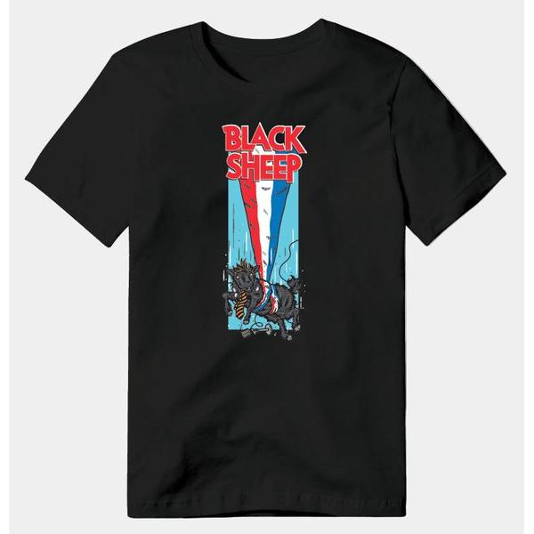Todd Bratrud x Black Sheep "Farley" T-Shirt Black