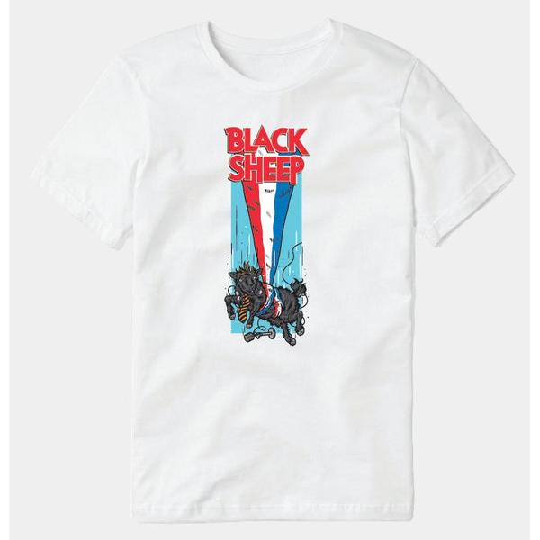 Todd Bratrud x Black Sheep "Farley" T-Shirt White
