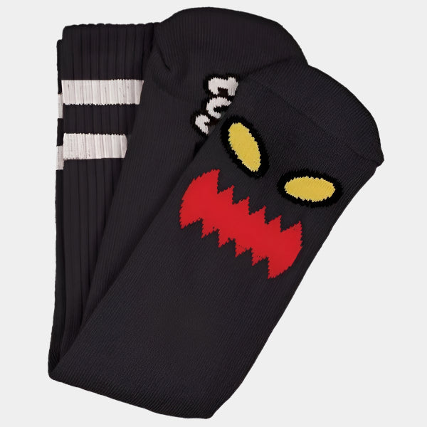 Toy Machine Monster Face Crew Socks Black
