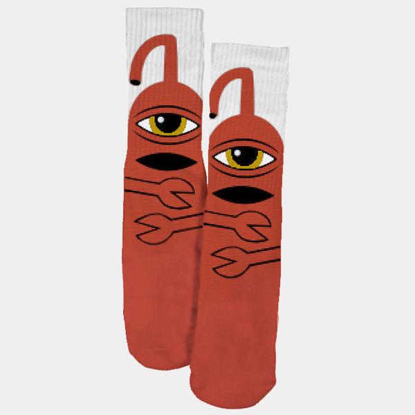 Toy Machine Skateboards Sect Hug Crew Sock Orange