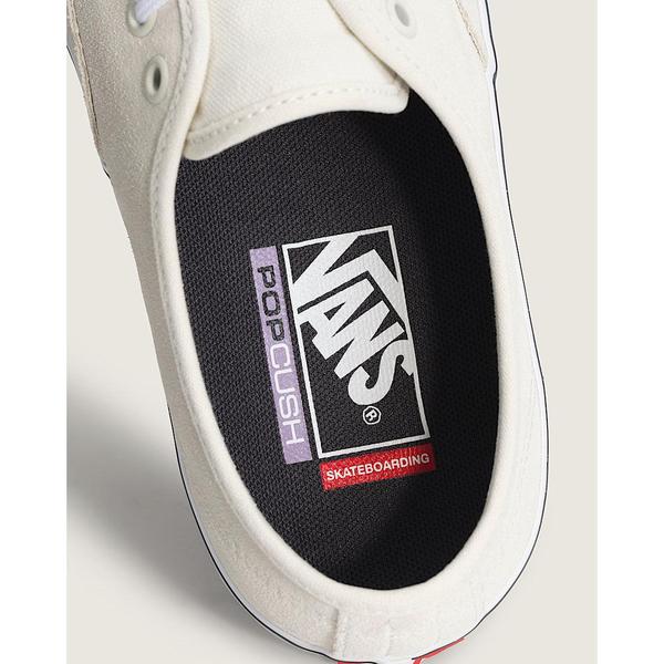 Vans Skate Authentic White - Gunmetal Grey