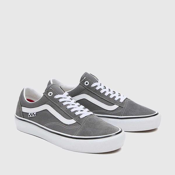 Vans Skate Old Skool Pewter - White