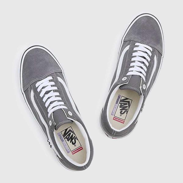 Vans Skate Old Skool Pewter - White