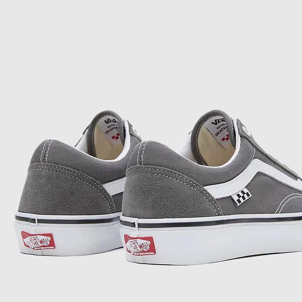 Vans Skate Old Skool Pewter - White