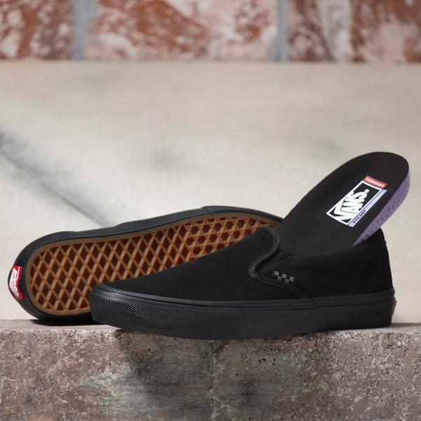 Vans Skate Slip-On Black Suede - Black