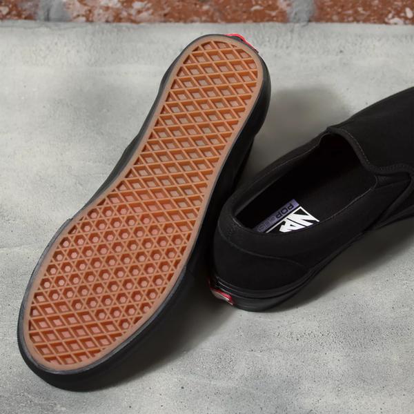 Vans Skate Slip-On Black Suede - Black