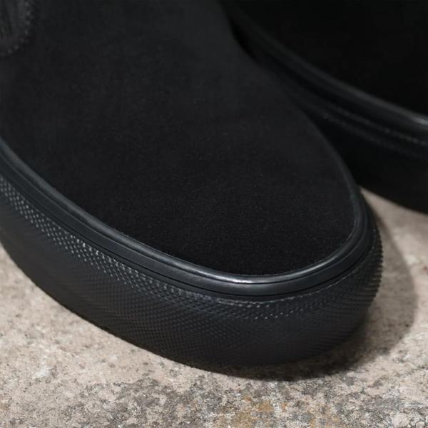 Vans Skate Slip-On Black Suede - Black
