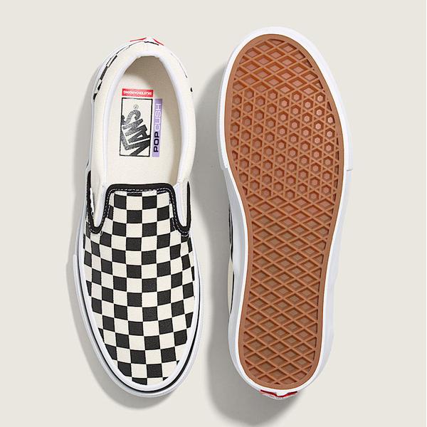 Vans Skate Slip On Checkerboard Black - Off White
