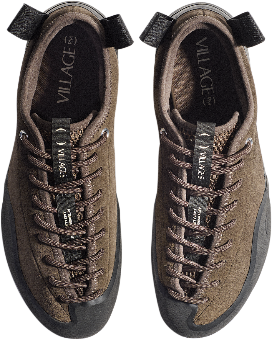 Village PM 1PM Skate Shoe Chocolate - Natural Black