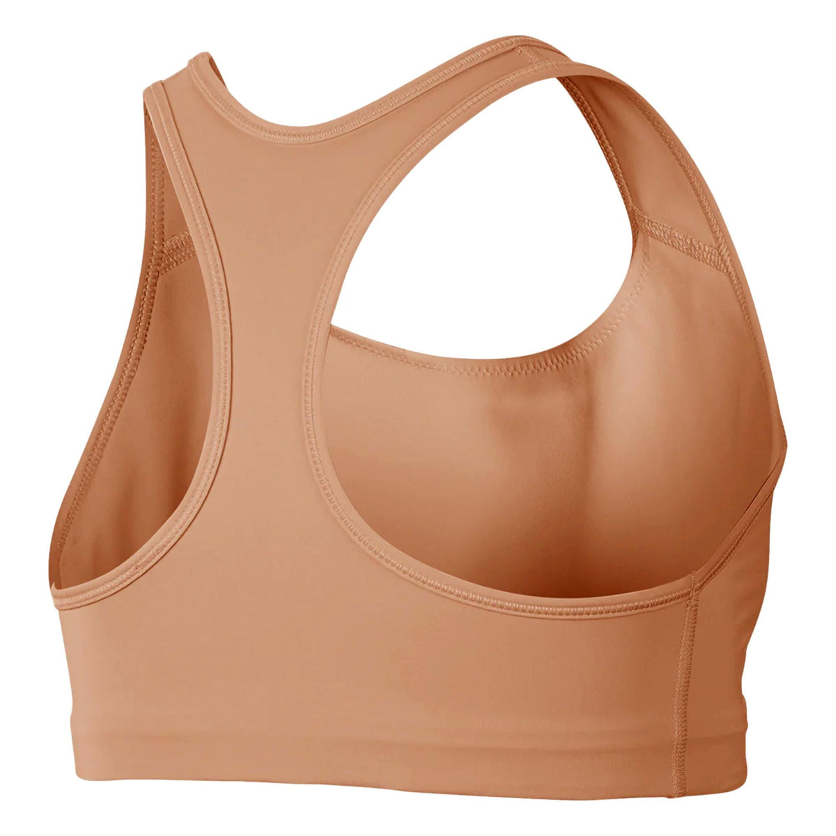 Nike DRI-FIT Swoosh Bra Peach/Black  BV3900-664 Women's