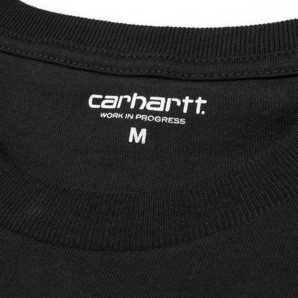 Carhartt WIP Chase Long Sleeve T-Shirt Black - Gold