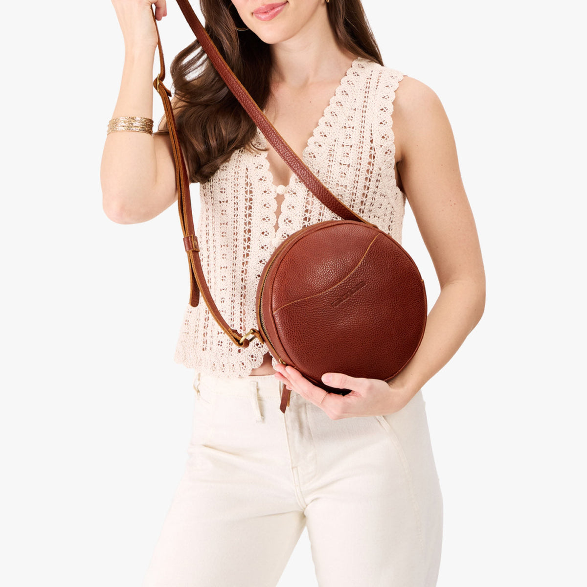 'Almost Perfect' Circle Crossbody