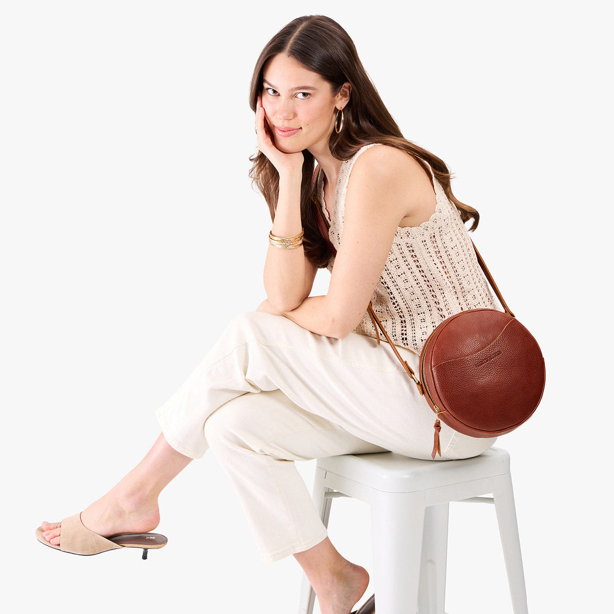'Almost Perfect' Circle Crossbody