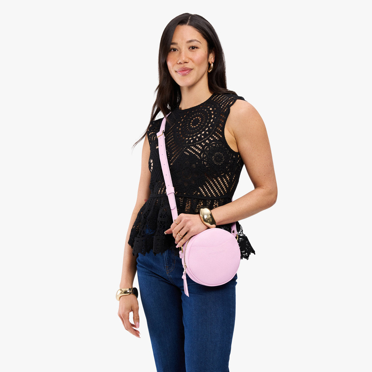 'Almost Perfect' Circle Crossbody