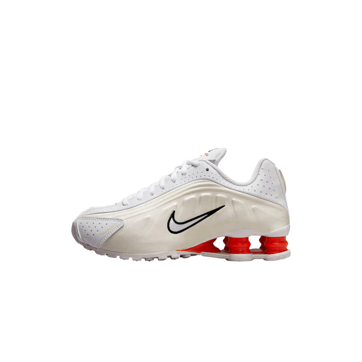 Nike Shox R4 White / White - Phantom  CW2626-102 Grade-School