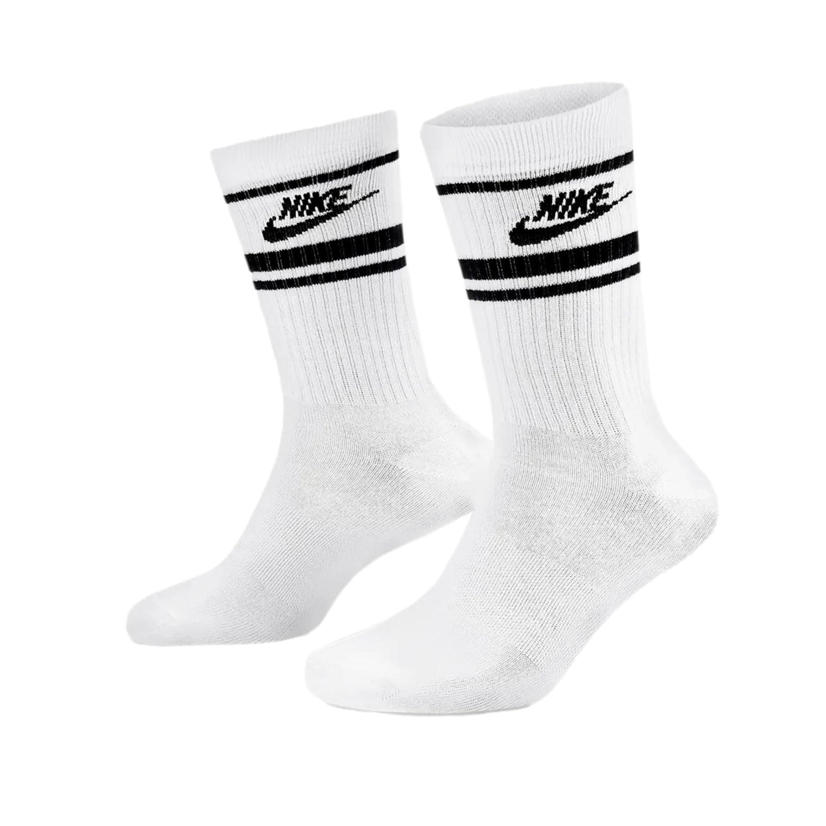 Nike NSW Everyday Essential Crew 3 Pack Socks White/Black  DX5089-103 Men's