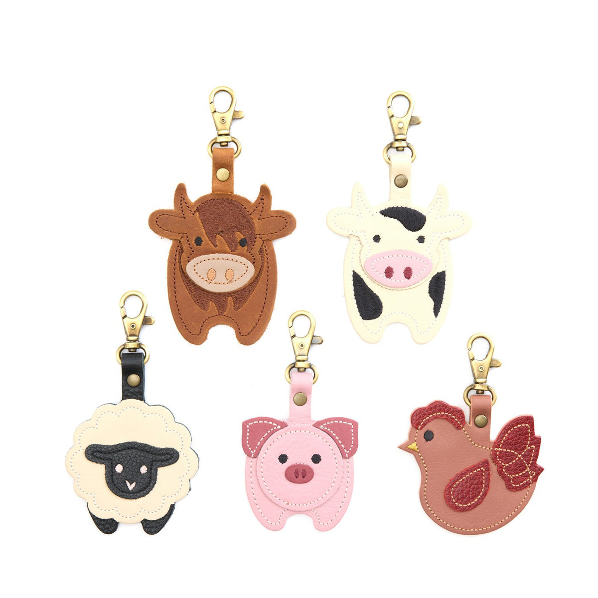 Farm Animal Keychain