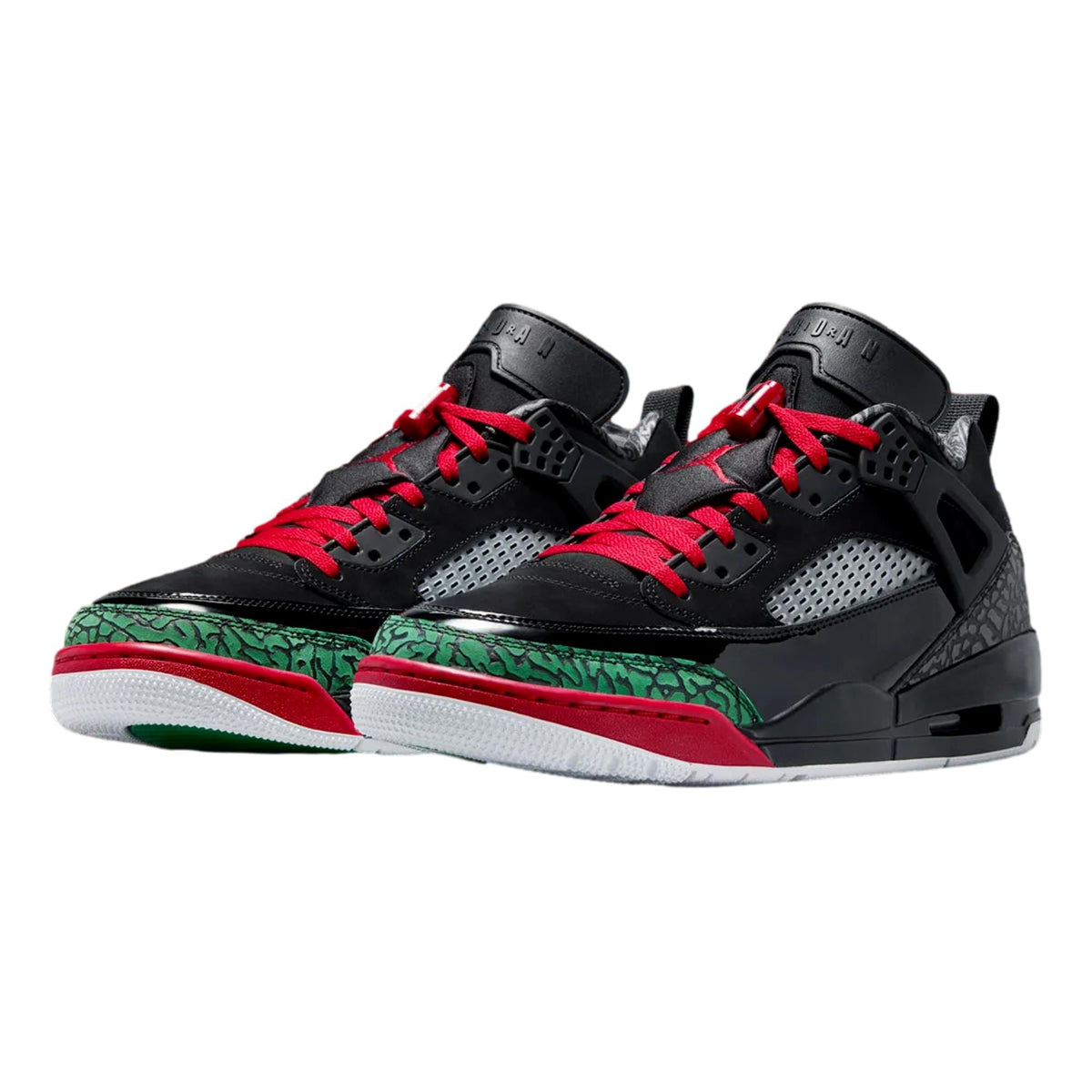 Nike Jordan Spizike Low Black / Varsity Red - Classic Green  FQ1759-060 Men's