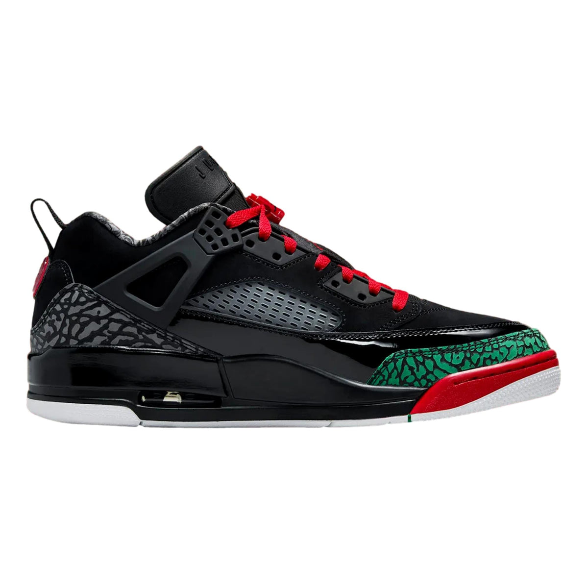 Nike Jordan Spizike Low Black / Varsity Red - Classic Green  FQ1759-060 Men's