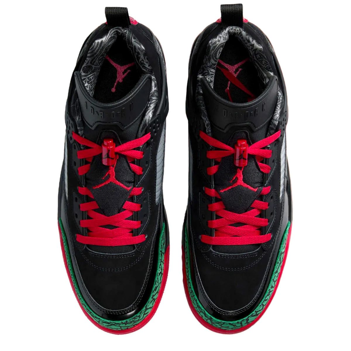 Nike Jordan Spizike Low Black / Varsity Red - Classic Green  FQ1759-060 Men's