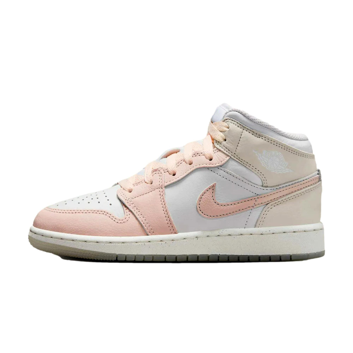 Nike Air Jordan 1 Mid SE Sail / Guava Ice - Sea Glass  HJ5940-100 Grade-School