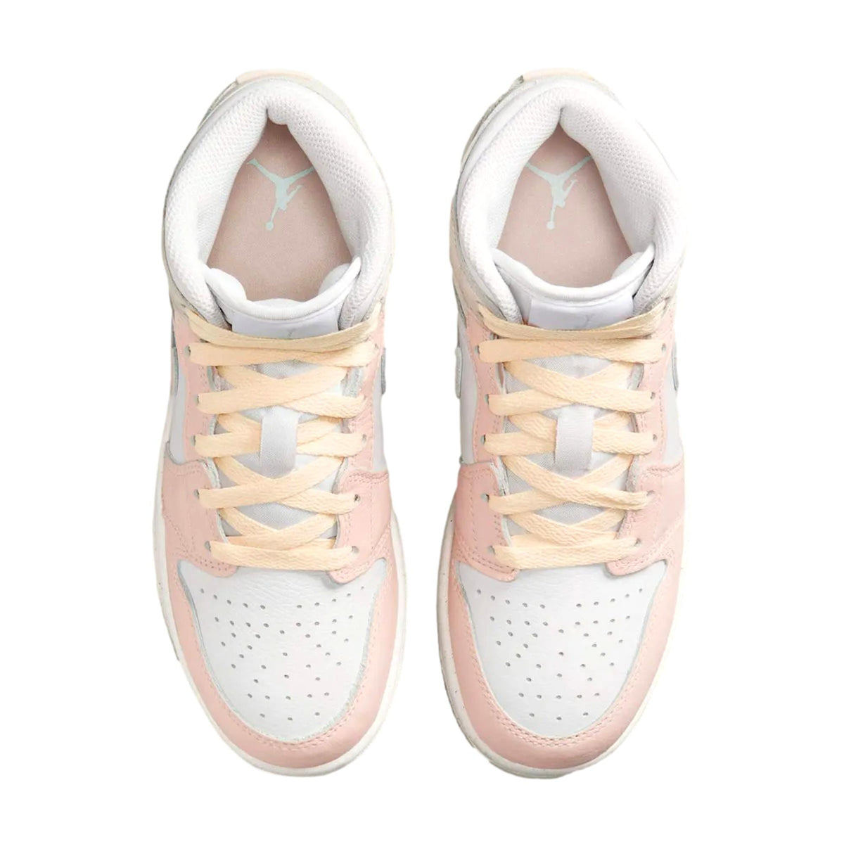 Nike Air Jordan 1 Mid SE Sail / Guava Ice - Sea Glass  HJ5940-100 Grade-School