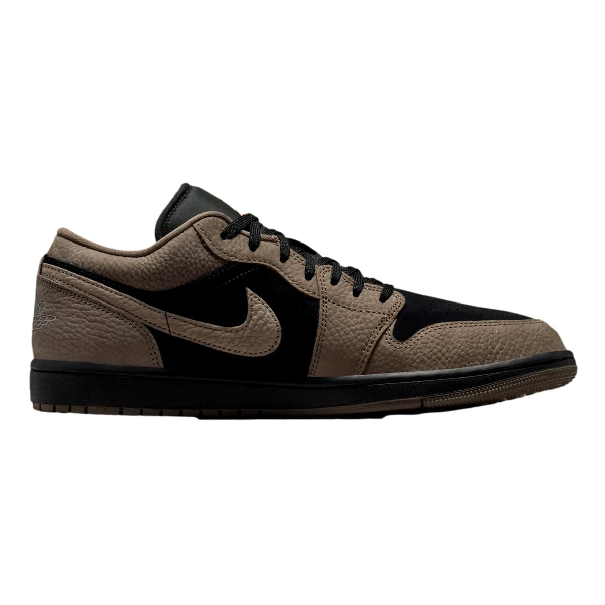Nike Air Jordan 1 Low SE Black / Olive Grey - Light Wild Mango  IB7109-005 Men's