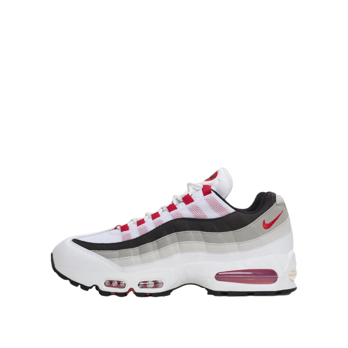 Nike Air Max 95 Big Bubble Premium White / Comet Red - Neutral Grey  IB7862-100 Men's
