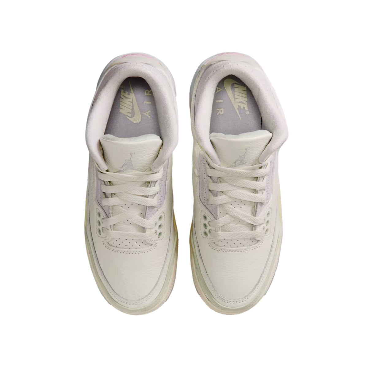 Nike Air Jordan III 3 Sail / Jade Aura - Aura  IF4758-100 Grade-School