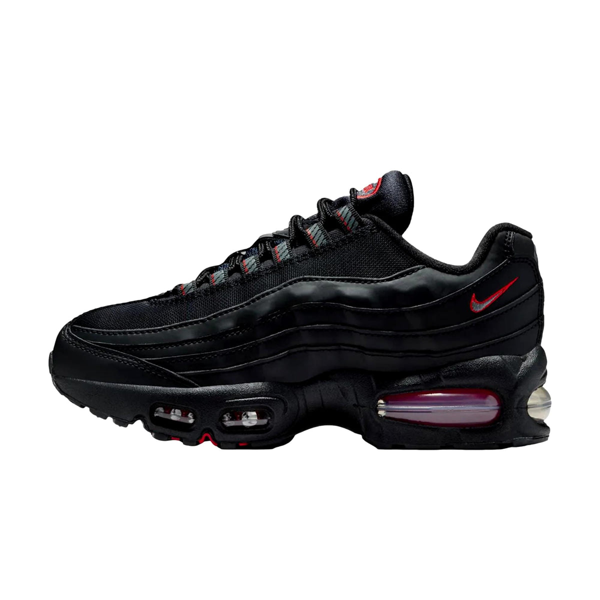 Nike Air Max 95 BB Leather Black / Smoke Grey  II4130-011 Grade-School